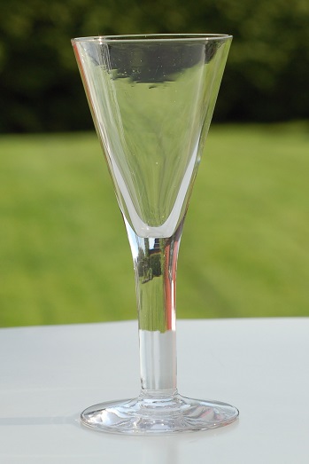 12,5cm Saint Louis Bleikristall Likör Sekt Kelch Glas THISTLE GOLD Alte Serie! 